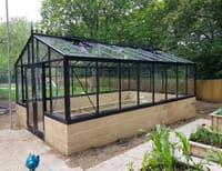 10x15 Janssens Mur Dwarf Wall Greenhouse