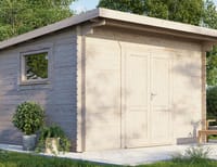 Power 14x12 Pent Workshop Log Cabin
