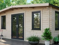 Power 16x18 Chalet Log Cabin 44mm