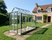 Elite Compact 4x10 Greenhouse Package - Horticultural Glazing