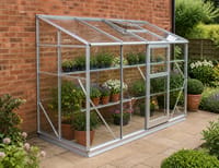 Elite Kensington 6x6 Lean to Greenhouse - 6mm Polycarbonate Glazing