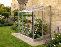 Elite Windsor 4x6 Lean to Greenhouse - 3mm Horticultural Glazing