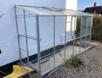 Elite Kensington 4x12 Lean to Greenhouse - 3mm Horticultural Glazing