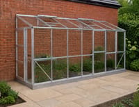 Elite Kensington 4x14 Lean to Greenhouse - 6mm Polycarbonate Glazing