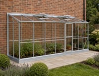 Elite Kensington 4x16 Lean to Greenhouse - 3mm Toughened Glazing