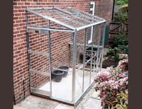 Elite Kensington 4x8 Lean to Greenhouse - 3mm Toughened Glazing