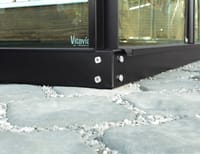 8x14 Black Vitavia Greenhouse Base for Neptune/Jupiter