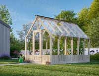 Palmako Emilia M 8x12 Wooden Greenhouse 