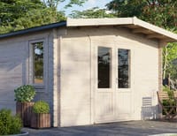 Power 14x14 Chalet Log Cabin 28mm