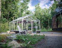 Stali 7x17 Dwarf Wall Greenhouse