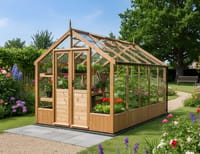 Swallow Raven 8x10 Wooden Greenhouse