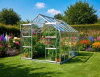 Vitavia 8x12 Phoenix 9900 Greenhouse Short Pane - Toughened Glass