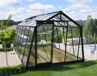 ACD 10x14 Sloping Wall Greenhouse Black