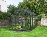 Vitavia 6x12 Black Venus 7500 Greenhouse - Polycarbonate Glazing