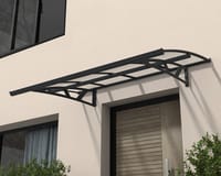 Palram Canopia Amsterdam 2230 Door Canopy Dark Grey
