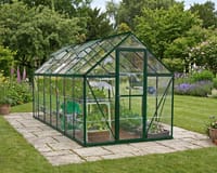 Palram Canopia Harmony 6x14 Green Greenhouse - Clear Polycarbonate