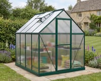Palram Canopia Mythos 6x8 Green Polycarbonate Greenhouse