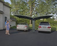 Palram Canopia Arizona Breeze Double Carport Grey