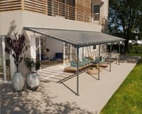 Palram Canopia Feria 3m x 10.3m Patio Cover in Grey