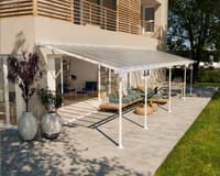 Palram Canopia Feria 3m x 10.3m Patio Cover in White