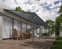 Palram Canopia Feria 3m x 11.6m Patio Cover in Grey
