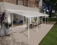 Palram Canopia Feria 3m x 9.7m Patio Cover in White