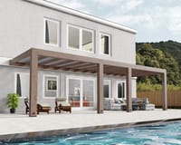 Palram Canopia Helsinki 3m x 8.6m Cedar Wood Patio Cover