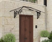 Palram Canopia Lily 2130 Black Clear Door Canopy