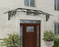 Palram Canopia Lily 3100 Black Clear Door Canopy