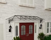 Palram Canopia Lily 4100 Black Clear Door Canopy