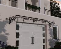 Palram Canopia Lily 4700 Black Clear Door Canopy