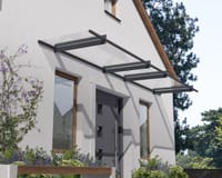 Palram Canopia Nancy 4100 Grey Clear Door Canopy