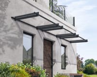 Palram Canopia Nancy 4500 Grey Clear Door Canopy