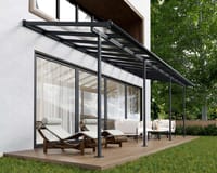 Palram Canopia Sierra 2.3m x 6.7m Patio Cover in Grey