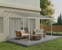 Palram Canopia Sierra 3m x 5m Patio Cover in White