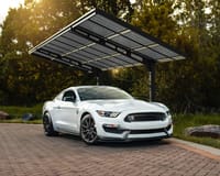 Palram Canopia Sydney Wave Carport Black