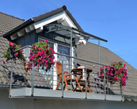 Palram Canopia Vega 2000 Grey Clear Door Canopy
