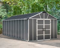 Palram Canopia Yukon 11x21 Dark Grey Plastic Shed