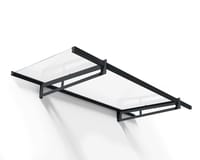 Palram Canopia Bremen 2050 Grey Clear Door Canopy