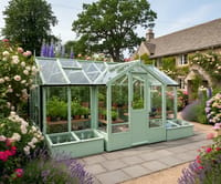 Swallow Mallard 8x15 Painted Wooden Greenhouse