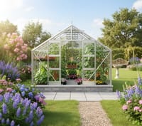 Elite Classique 12x6 Greenhouse - Horticultural Glazing