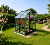 Vitavia 6x4 Green Venus 2500 Greenhouse - Horticultural Glass