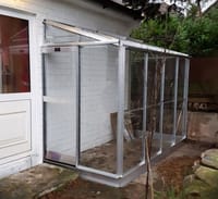 Elite Windsor 4x8 Lean to Greenhouse - 6mm Polycarbonate Glazing