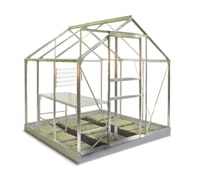 6x6 Halls Popular Greenhouse - Horticultural Glass