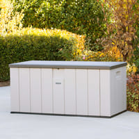 Lifetime 568 Litre Plastic Outdoor Storage Box Desert Sand