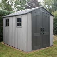 Lifetime 7x9.5 Plastic Shed Light Grey