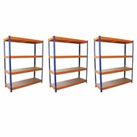 Bulldog 150cm x 50cm Warehouse Racking Set of 3