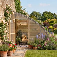 Norhage Vegg 300 10x10 Wooden Lean-To Greenhouse