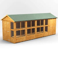 Power 18x6 Apex Potting Shed Combi