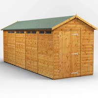 Power 18x6 Apex Security Shed